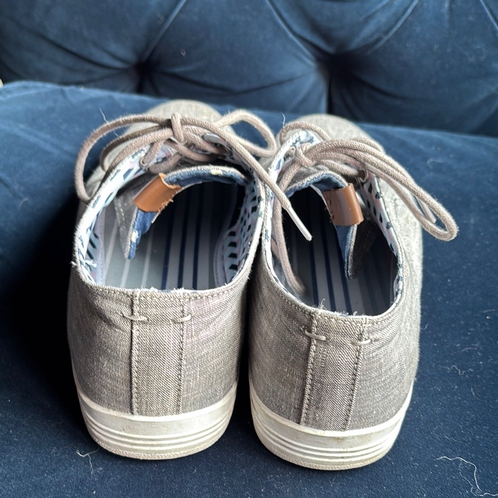Ben Sherman Men's Casual Lace-Up Shoes in Grey Size 11 - Picture 6 of 10